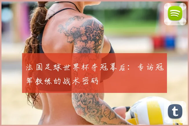 法国足球世界杯夺冠幕后:专访冠军教练的战术密码