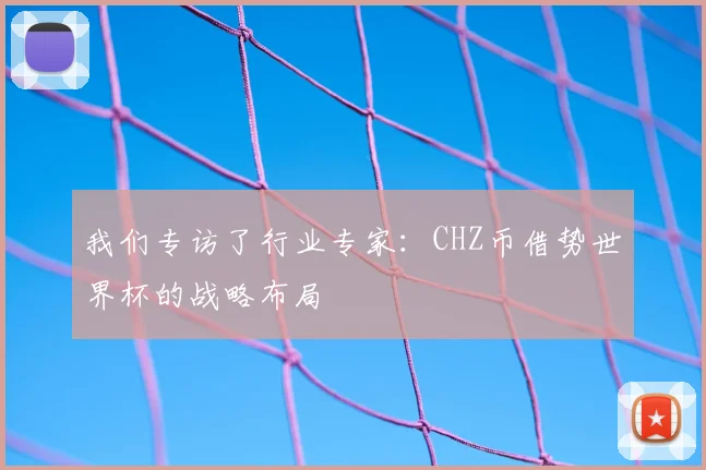 我们专访了行业专家:CHZ币借势世界杯的战略布局